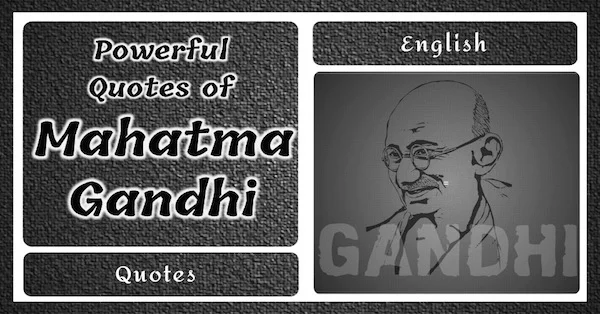 Mahatma Gandhi Quotes Feture Image