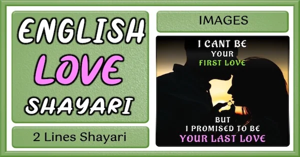 2 line love shayari in english FI